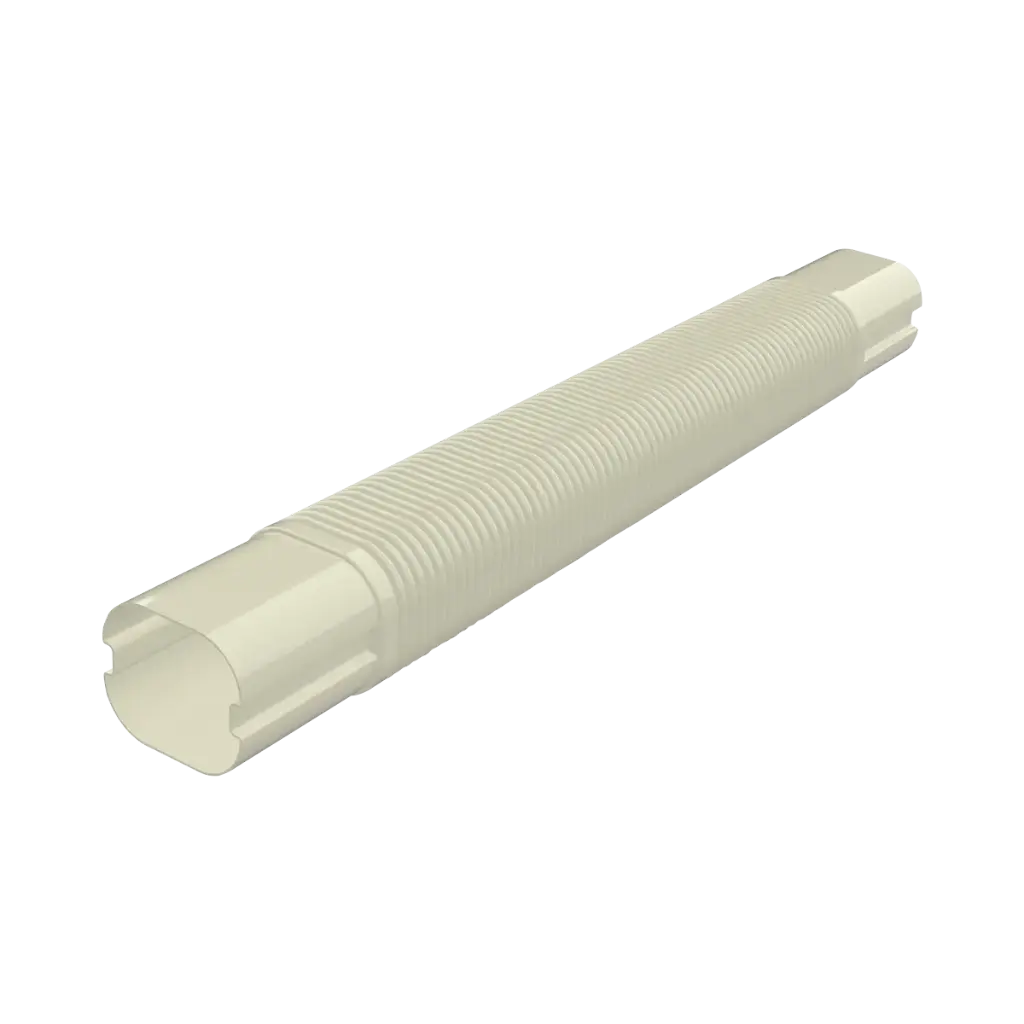 “EXCELLENS MF” Flexible sleeve, 72 mm. Lenght 520 mm. Ivory RAL9002.