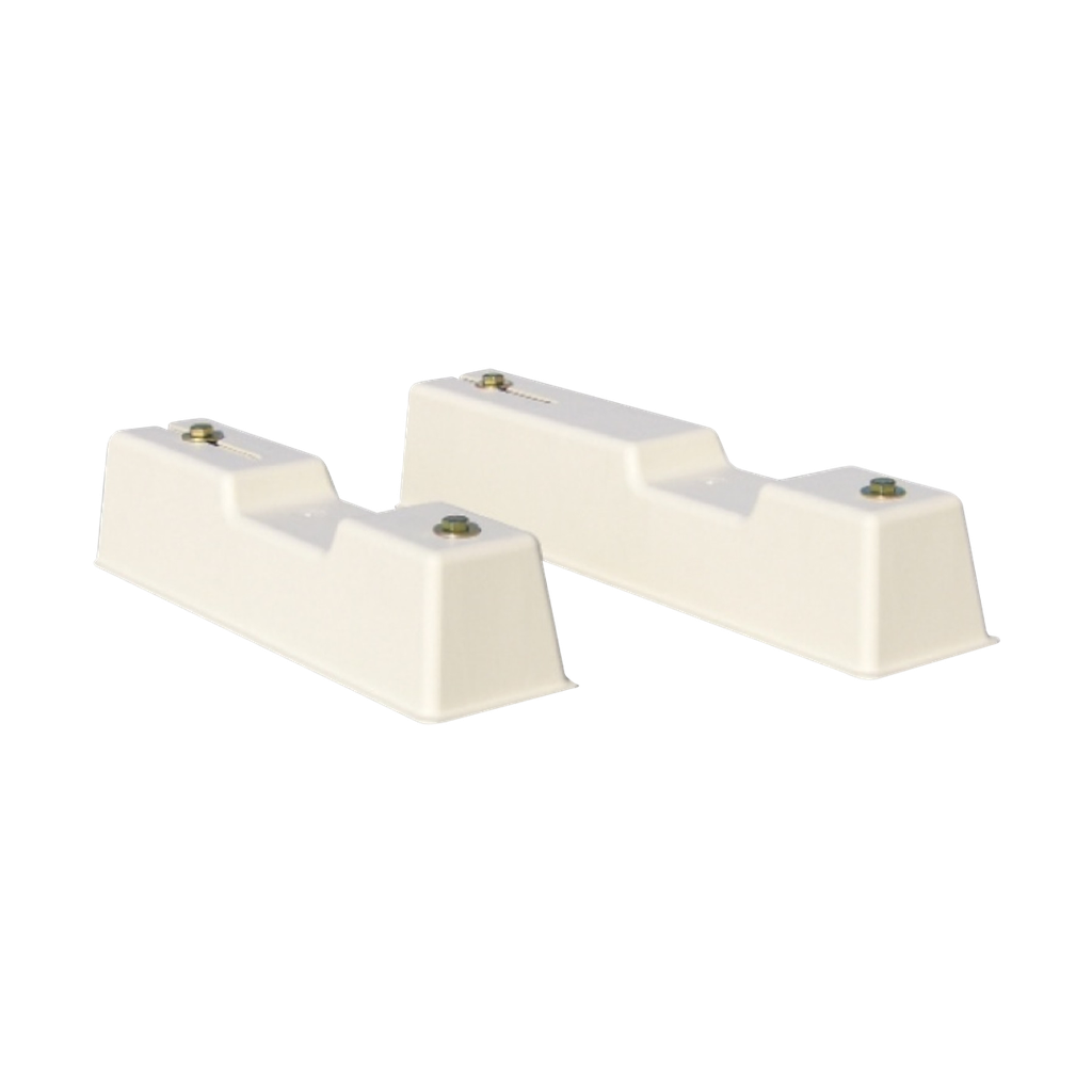 Floor base 365. Ivory colour. Includes M8 bolts.  115x80x365 mm. 