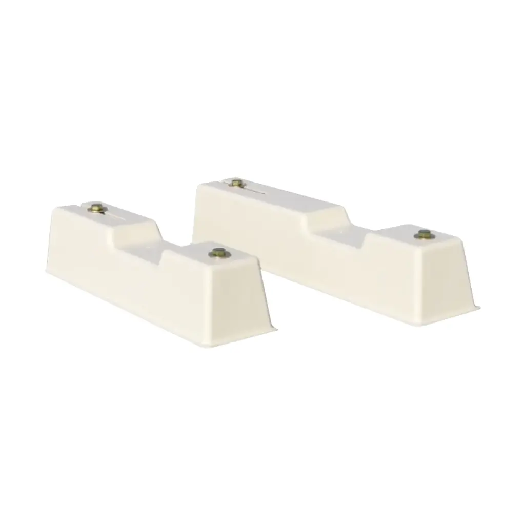 Floor base 465. Ivory colour. Includes M8 bolts.  115x80x465 mm. 