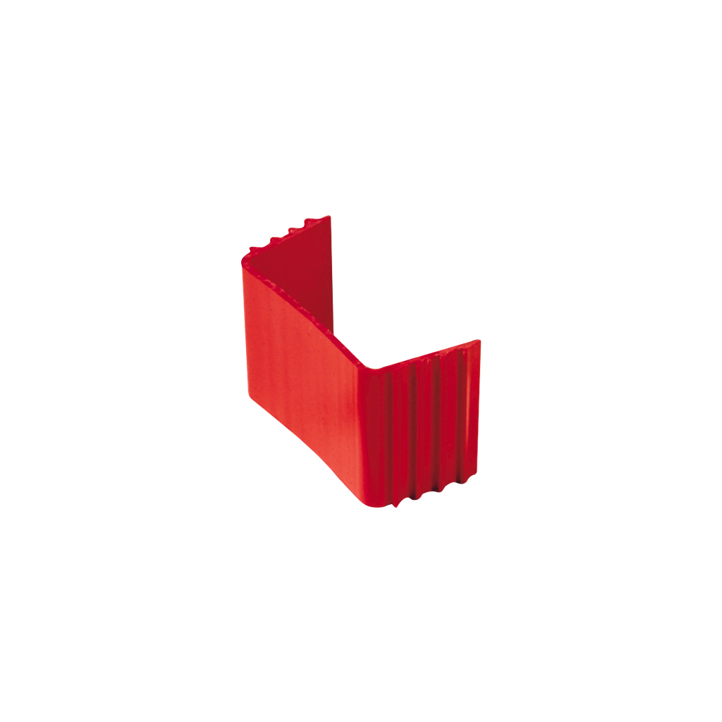 Bracket (red) for 80x60 mm straight duct