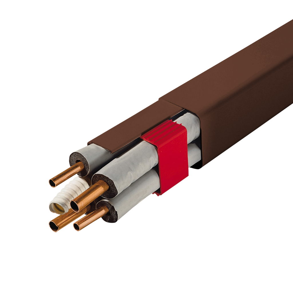 Straight duct 80x60x2000 mm, Brown