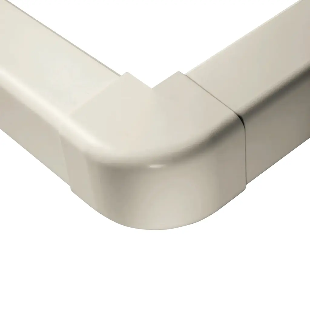 External corner for 110x75 mm duct, Ivory