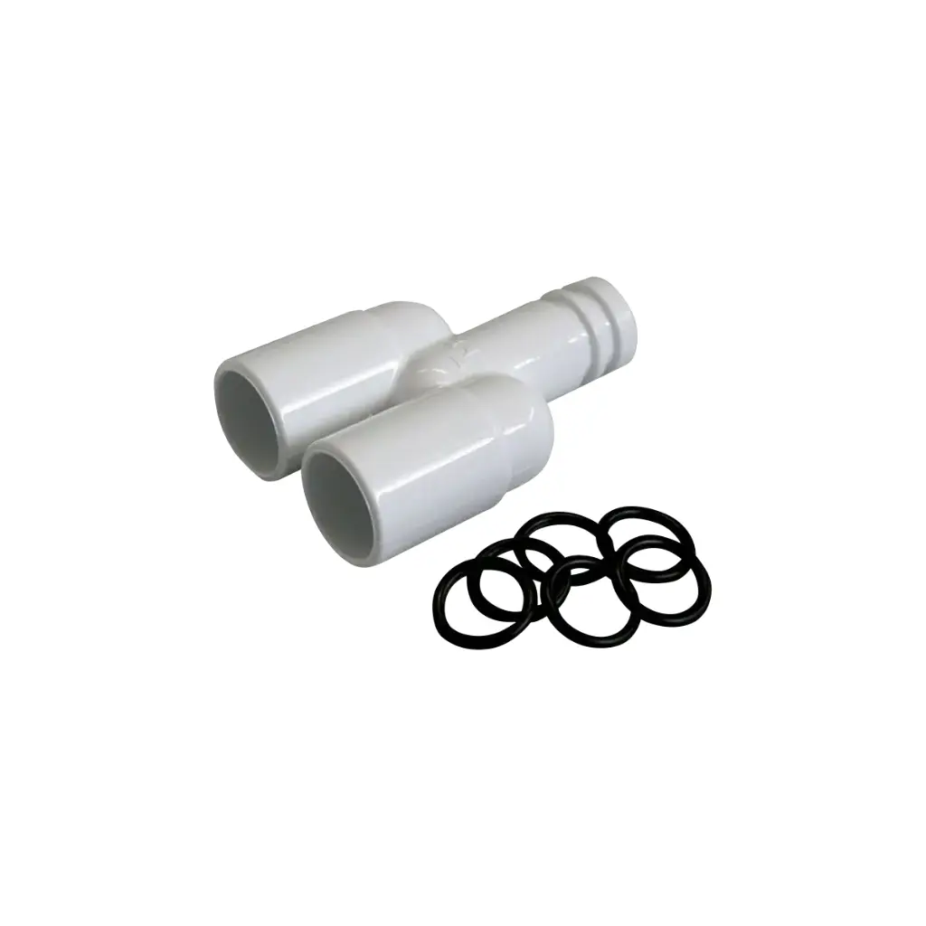 Y-connection to the condensate water hose Ø18-18 mm.