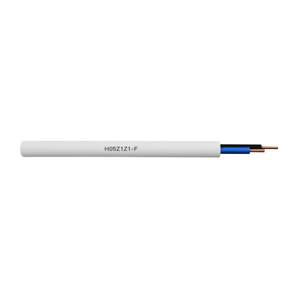 Connecting cable MSK-HF 3G1,0 white.  100 meters.