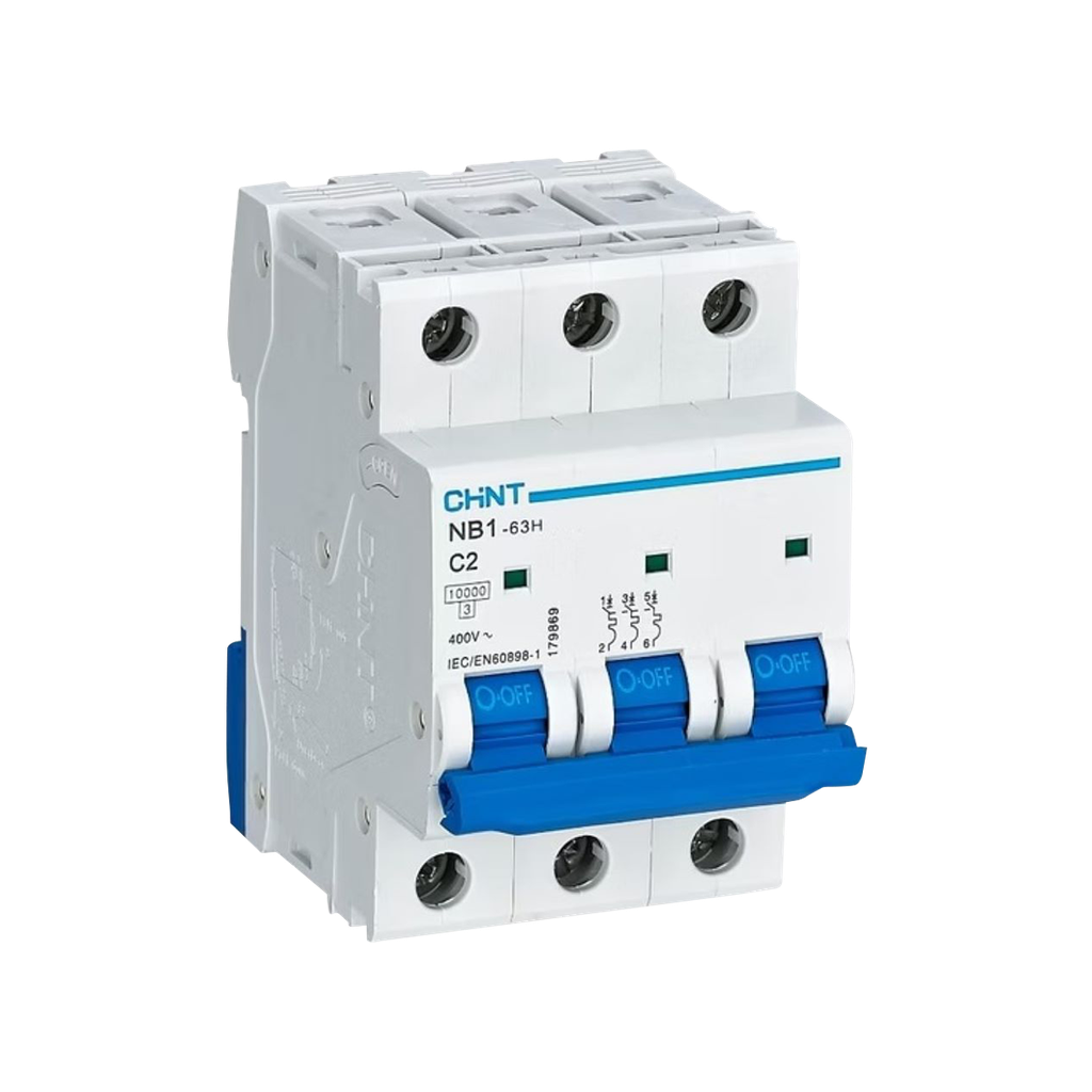 Modular circuit breaker CHINT, 3P 20A C 6KA.