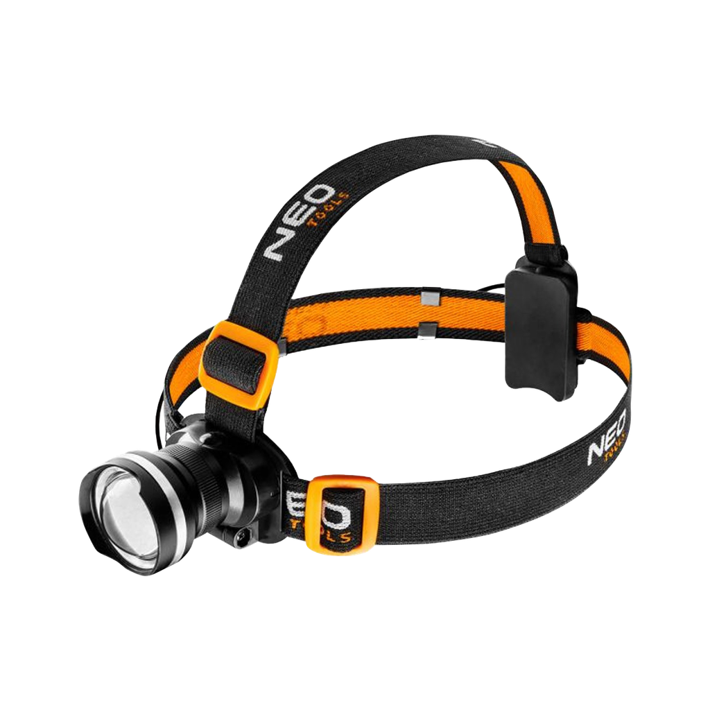 Headlamp 400 lm headlamp. Up to 5 hours of constant lighting.