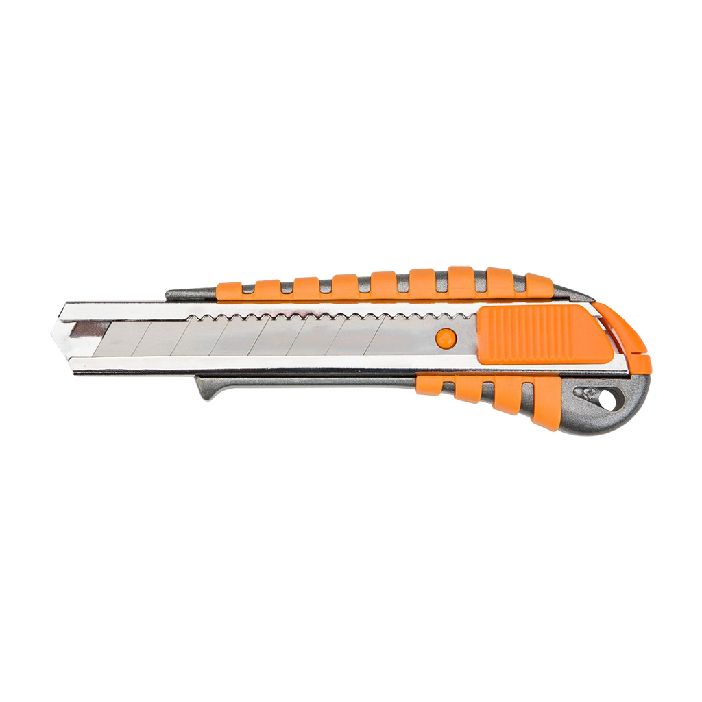 Snap off blade knife for blades with 18 mm. 