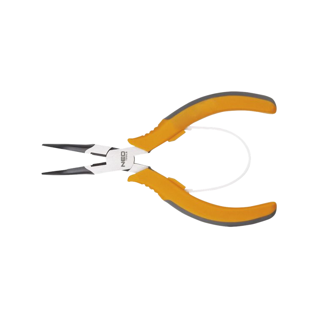 Long nose bent pliers 140 mm.