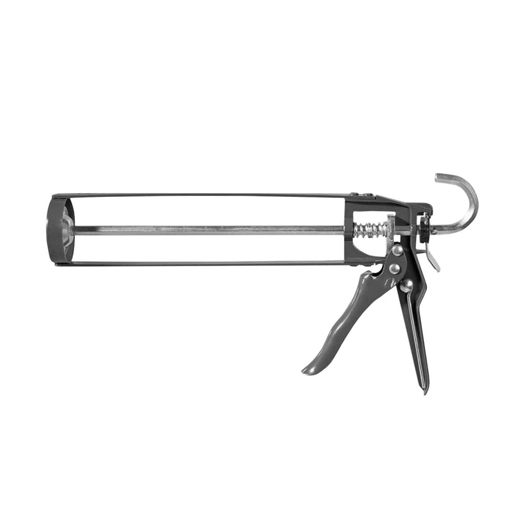 Caulking gun, skeleton design, with tube length 240 mm.