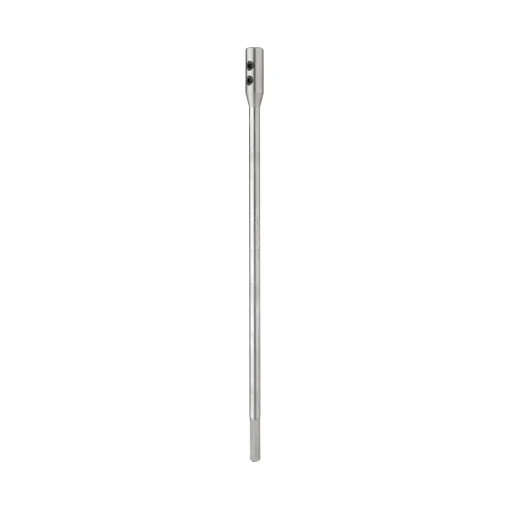 Extension with quick lock shank 1/4" for adjustable flat wood drill bit.