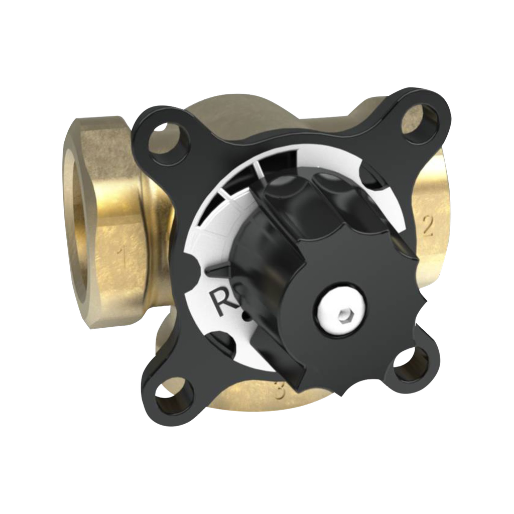 3-way AMV3122 (DN25) 1" mixing and distribution valve.