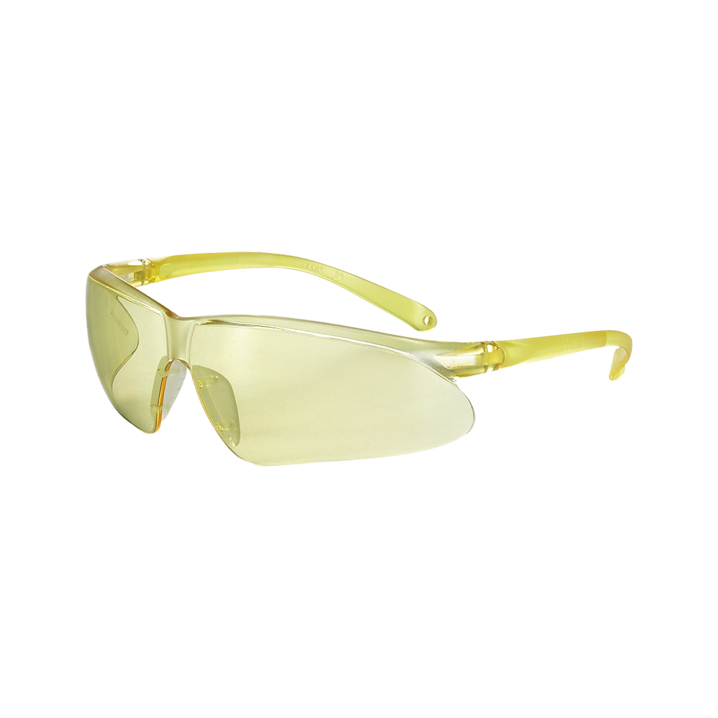 TAMREX Maxcomfort safety glasses with yellow lens.