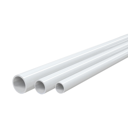 [SCD300033] Rigid UVA-proof condensate water tube TCR-25. Inner Ø21 mm. White