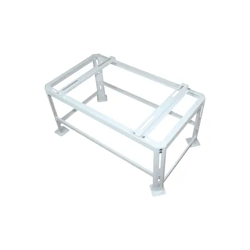 [WB1018] Ambista Pro 600 markfäste 850x485x600 mm. Vit RAL9002.