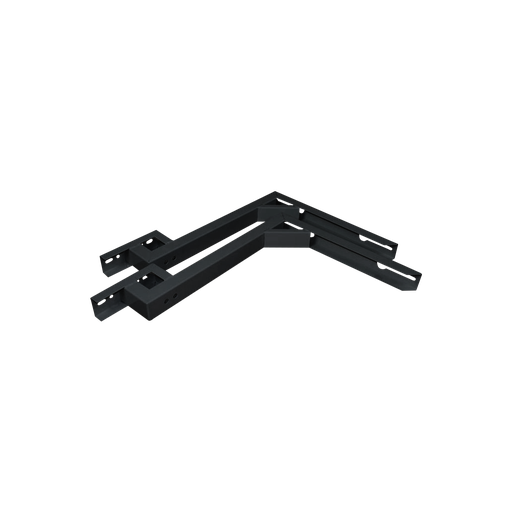[WB1021] Ambista Z-Type  bracket.  Horizontal part 500 mm. Black RAL9005.