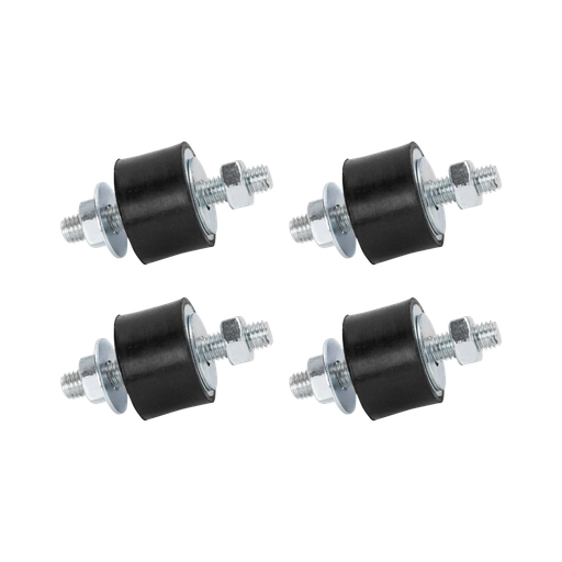 [WB1027] Cylindriska vibrationsdämpare 40x40 mm. 4 st i setet.