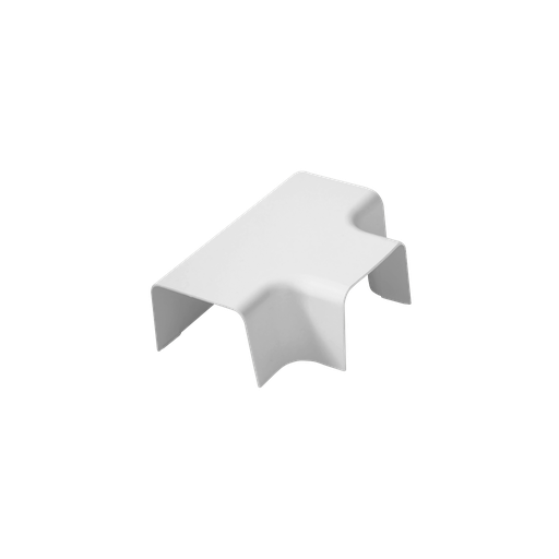 [AM0809-W] T-ühendus 80x60 mm kattekarbikule, valge.