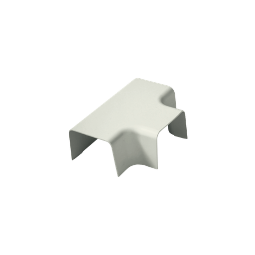 [AM0809-I] "T" Shunt for 80x60 mm duct, Ivory