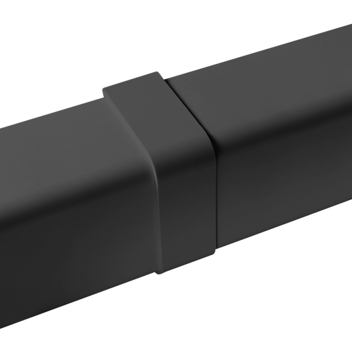 [AM0802-G] Samlemuffe til 80x60 mm kanal, grå.