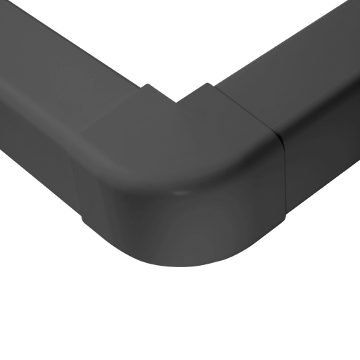 [AM0804-G] Ydre hjørne til 80x60 mm kanal, grå.