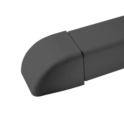 [AM0806-G] Endedæksel til 80x60 mm kanal, grå.