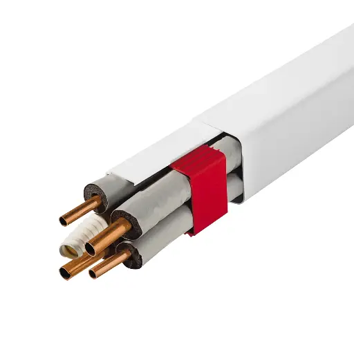 [AM1101-W] Straight duct 110x75x2000 mm.