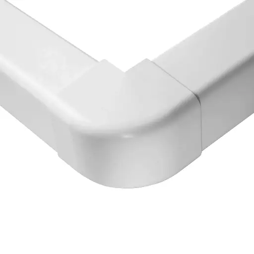 [AM1104-W] External corner for 110x75 mm duct, White
