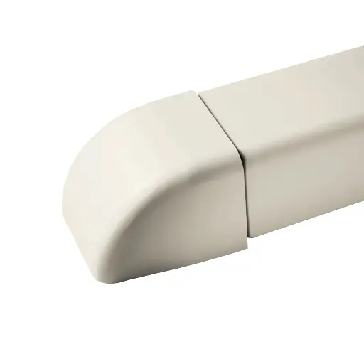 [AM1106-I] End cap for 110x75 mm duct, Ivory