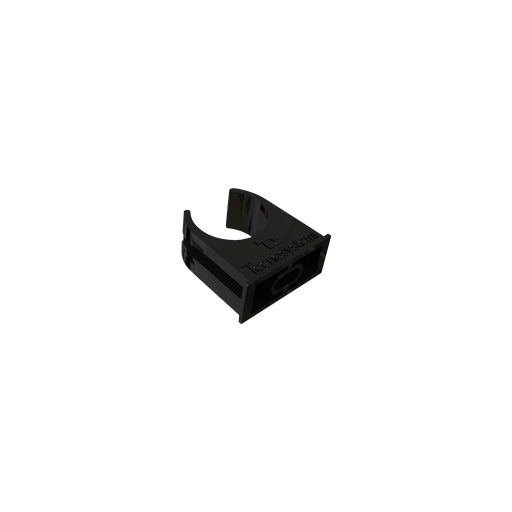 [SCD3E0006] Tube mounting clamp for TCR-21 rigid tube. Black.