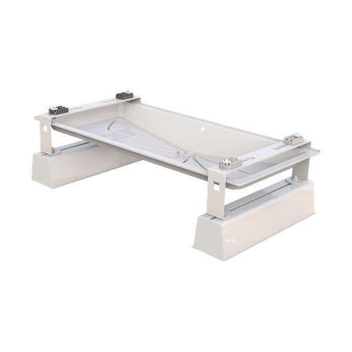 [SCD500314] Drain pan 845x410x252 mm with 3 m heating cable + floor base 450 mm + bracket.