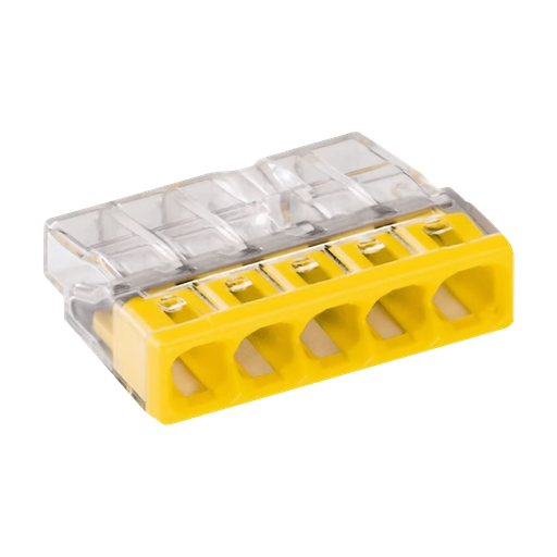 [ALX039] Splicing connector for solid conductors; max. 2.5 mm²; 5-conductor.