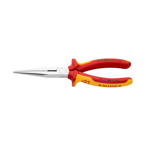 [18-2616200] Snipe Nose Side Cutting Pliers 200 mm, VDE 1000V.