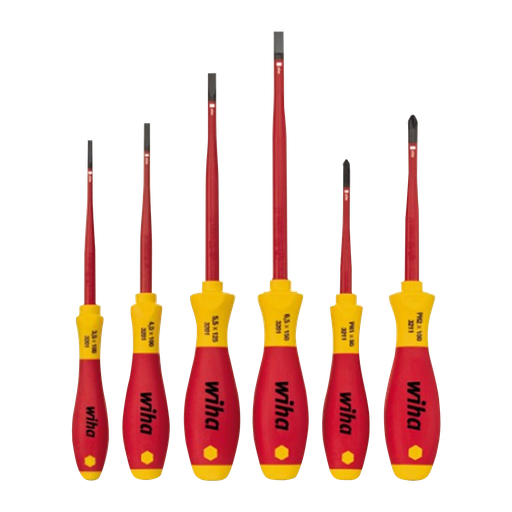 [22-3201K6] Screwdriver set VDE 1000V. SLIM, 6-piece. 