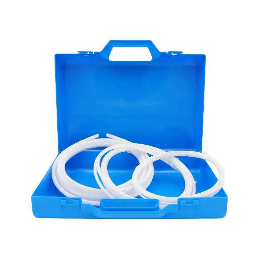 [11543] Plastic pipe bending probe set for copper pipes 1/4" - 3/8" - 1/2" - 5/8". Length 5 m.
