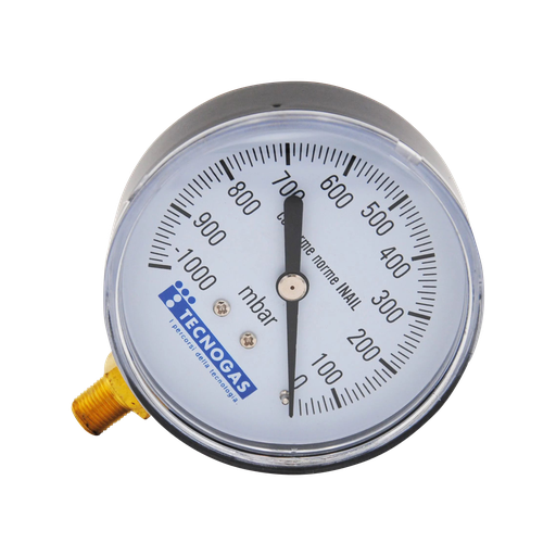 [11474] Gauge for vacuum pump, with radial connection Ø 80 mm, without safety valve.
