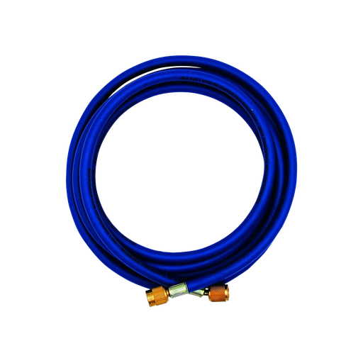 [11449] Blue pressure hose 1/4" SAE x 5/16" SAE. Length 1500 mm.
