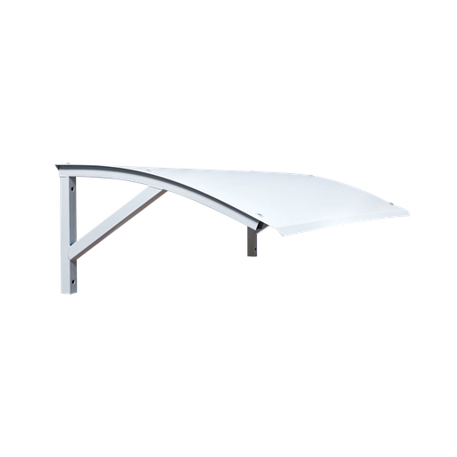 [OC1001] Metal roof curved 920x540x200 mm. RAL 9002.