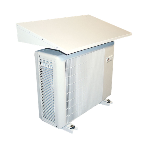 [SCD600003] Metal roof for outdoor unit. Dimensions: 1000x530x120 mm. Slope: 30°, RAL9002.
