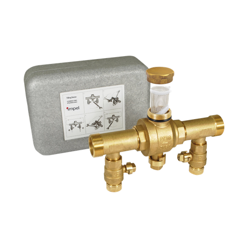 [752000025] Filling device 752-25, 1"M, key grip, insulation. DN25.