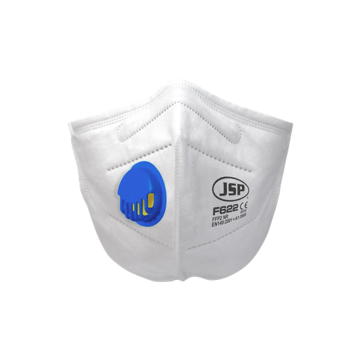 [F622] JSP FFP2V respirator with exhale valve (minimum filtration efficiency 94%).