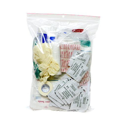 [EA202] VALVAS first aid cabinet contents, large.